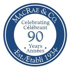 MacRae 90 Years Logo